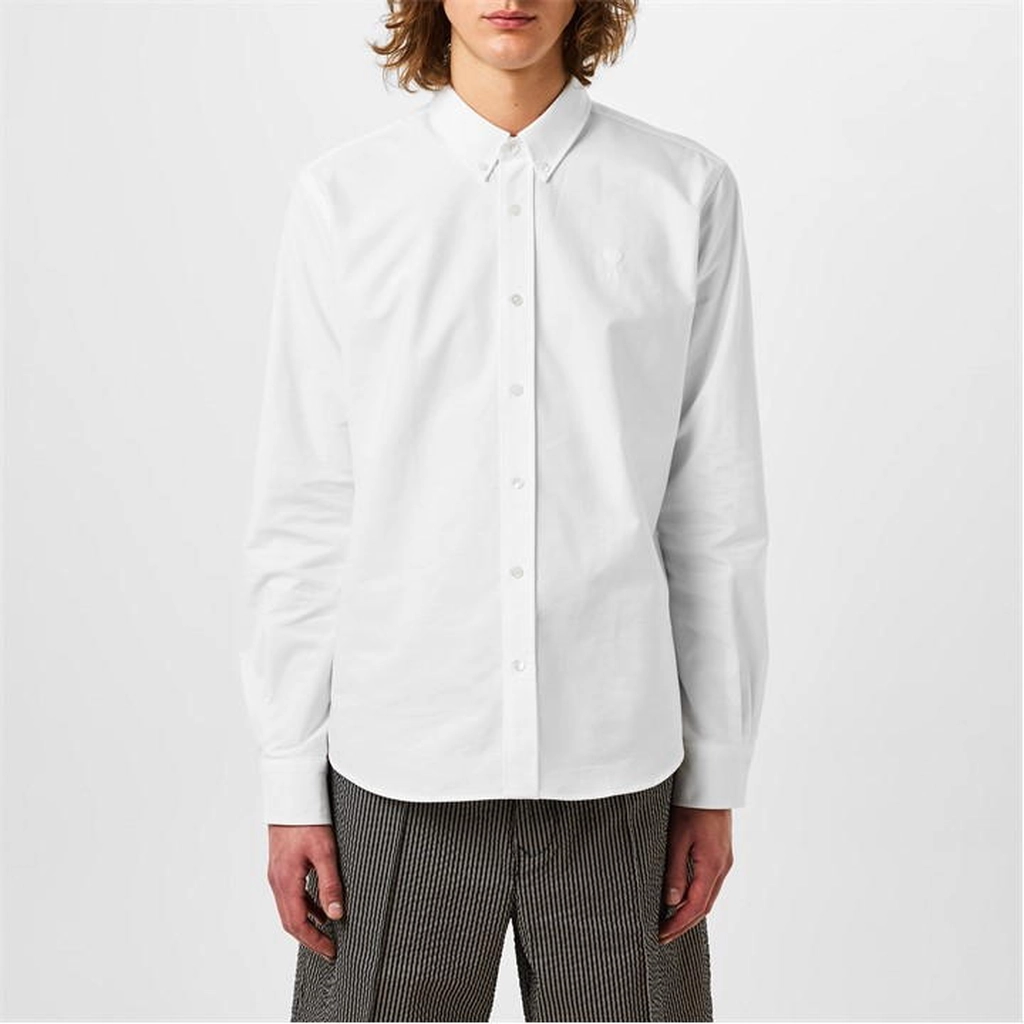 AMI Paris Small Ami De Coeur Shirt - White